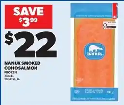 Independent Grocer Nanuk smoked coho salmon offer