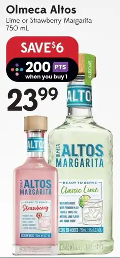 Sobeys Olmea Altos Margarita offer