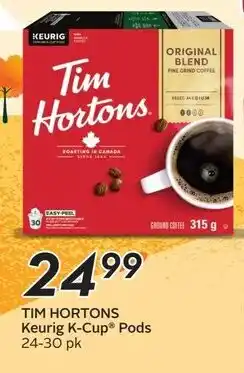 Sobeys Tim Hortons Keurig K-Cup® Pods offer