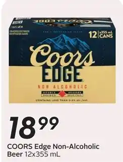 Sobeys Coors Edge Non-Alcoholic Beer offer