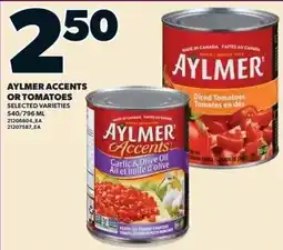 Independent Grocer Aylmer accents or tomatoes offer