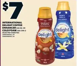 Independent Grocer International delight coffee enhancer offer