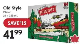 Sobeys Liquor Old Style Pilsner offer