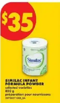 No Frills Similac infant formula powder offer