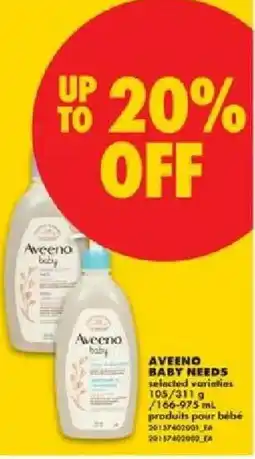 No Frills Aveeno baby needs offer