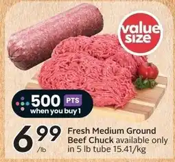 Sobeys Fresh Medium Ground Beef Chuck offer