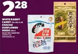 Independent Grocer White rabbit candy offer