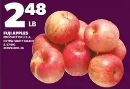Independent Grocer Fuji apples offer