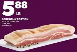 Independent Grocer Pork belly portion offer
