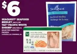 Independent Grocer Seaquest seafood medley pacific white shrimp offer