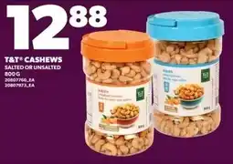 Independent Grocer T&T Cashews offer