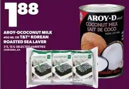 Independent Grocer Aroy-d coconut milk offer