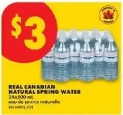 No Frills Real Canadian natural spring water offer