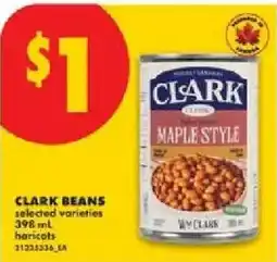 No Frills Clark beans offer