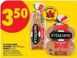 No Frills D'italiano bread offer
