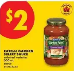 No Frills catelli garden select sauce offer