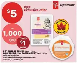 No Frills Optimum cheese slices offer