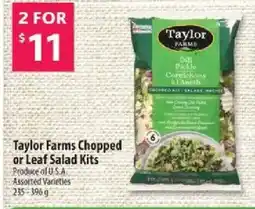 Co-op Taylor Farms chopped or leaf salad kits offer