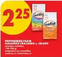 No Frills pepperidge farm goldfish crackers or crisps offer