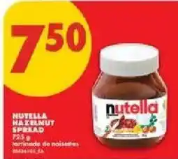No Frills nutella hazelnut spread offer
