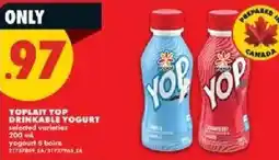 No Frills Toplait top drinkable yogurt offer