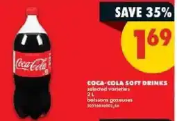 No Frills Coca-Cola soft drinks offer