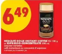 No Frills Nescafe gold instant coffee offer