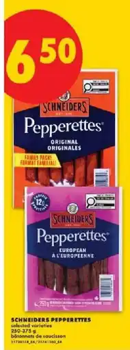 No Frills Schneiders pepperettes offer