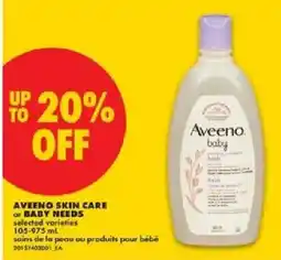 No Frills Aveeno skin care or baby needs offer