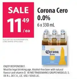 Co-op Corona Cero offer