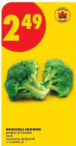 No Frills Broccoli crowns offer