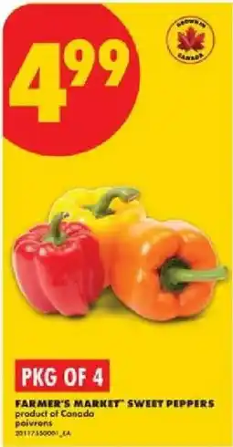 No Frills Farmer's market sweet peppers offer