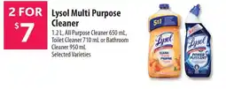 Co-op Lysol multi purpose cleaner offer