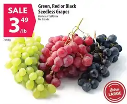 Co-op Seedless Grapes offer