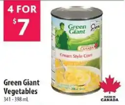 Co-op Green Giant Vegetables offer