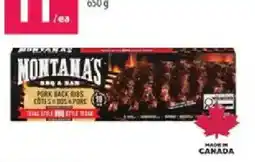 Co-op Montana's pork back ribs offer