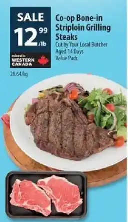 Co-op Co-op Bone-in Striploin Grilling Steaks offer