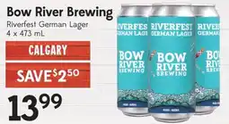 Sobeys Bow River Brewing Riverfest German Lager offer