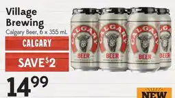 Sobeys Village Brewing Calgary Beer offer