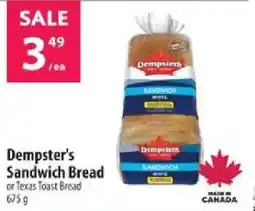 Co-op Dempster's Sandwich Bread offer