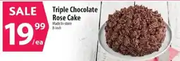 Co-op Triple Chocolate Rose Cake offer