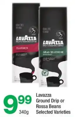 Highland Farms Lavazza ground drip or rossa beans selected varieties offer