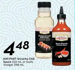Sobeys Kim phat sriracha chili sauce or sushi vinegar offer