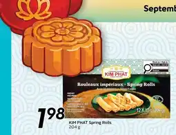 Sobeys Kim phat spring rolls offer
