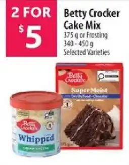 Co-op Betty Crocker Cake Mix offer