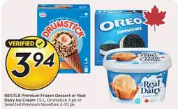 Sobeys Nestlé premium frozen dessert or real dairy ice cream or selected premium novelties offer