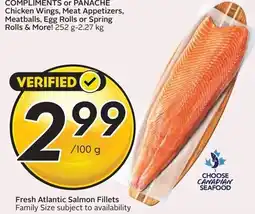Sobeys Fresh Atlantic Salmon Fillets offer