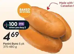 Sobeys Panini Buns offer