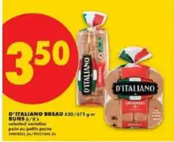 No Frills D'italiano bread offer