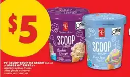 No Frills pc scoop shop ice cream offer